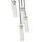 Z-Lite Beau Chandelier, 5-Light, 12 In.W x 12.75 In.H, Brushed Nickel/Clear 740P-5R-BN - alternate 7